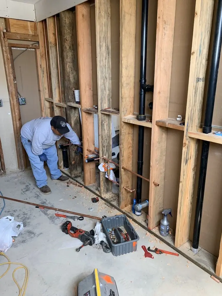Commercial rough-in plumbing for Trenchless Sewer Repair in Laguna Stonelake
